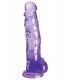 8" WITH BALLS PURPLE