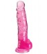 8" WITH BALLS PINK