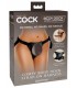 COMFY BODY DOCK STRAP-ON HARNESS BLACK/ DARK BROWN