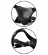 COMFY BODY DOCK STRAP-ON HARNESS BLACK/ DARK BROWN