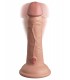 6" DUAL DENSITY VIBRATING SILICONE COCK LIGHT