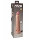 9" DUAL DENSITY SILICONE COCK LIGHT