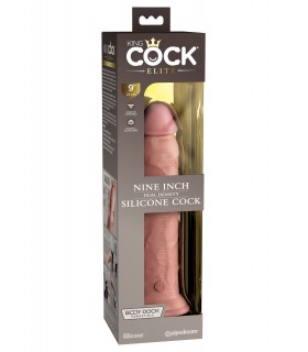 9" DUAL DENSITY SILICONE COCK LIGHT