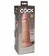 8" DUAL DENSITY VIBRATING SILICONE COCK LIGHT