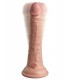 7" DUAL DENSITY VIBRATING SILICONE COCK WITH REMOTE LIGHT