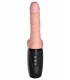 6.5" THRUSTING COCK WITH BALLS - TRIPLE THREAT LIGHT