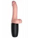 6.5" THRUSTING COCK WITH BALLS - TRIPLE THREAT LIGHT