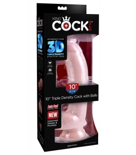 10" TRIPLE DENSITY COCK WITH BALLS LIGHT