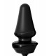 INFLATABLE SILICONE BUTT PLUG BLACK