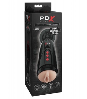 DIRTY TALK STARTER STROKER LIGHT/BLACK