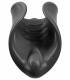 VIBRATING SILICONE STIMULATOR BLACK