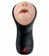 DEEP THROAT VIBRATING STROKER LIGHT/BLACK