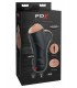 DOUBLE PENETRATION VIBRATING STROKER LIGHT/BLACK