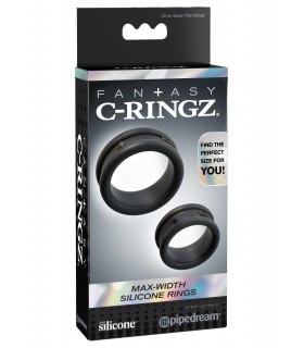 MAX-WIDTH SILICONE RINGS BLACK