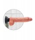 10" VIBRATING COCK WITH BALLS LIGHT