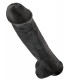 15" COCK WITH BALLS BLACK