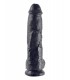 10" COCK WITH BALLS BLACK