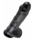 10" COCK WITH BALLS BLACK