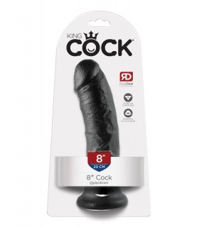 8" COCK BLACK