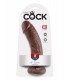 8" COCK BROWN