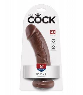 8" COCK BROWN