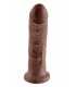 8" COCK BROWN