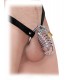 EXTREME CHASTITY BELT SILVER/BLACK