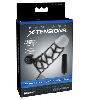 EXTREME SILICONE POWER CAGE BLACK