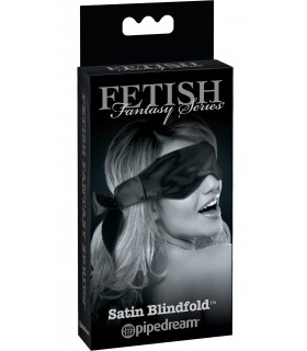 SATIN BLINDFOLD BLACK