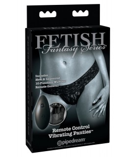 REMOTE CONTROL VIBRATING PANTIES BLACK