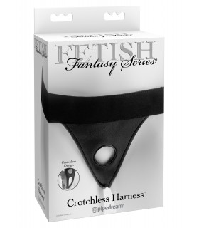 CROTCHLESS HARNESS BLACK