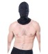 ZIPPER FACE HOOD BLACK