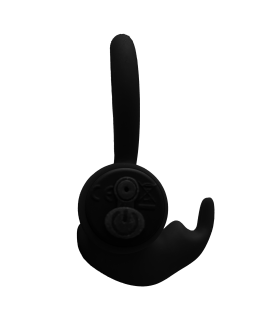 E9 BLACK RECHARGEABLE VIBRATING RING