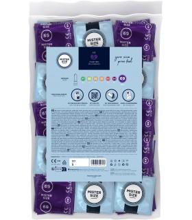 MISTER SIZE PURE FEEL EXTRA THIN CONDOMS 69MM 100 UNITS