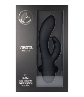 V9 BLACK RECHARGEABLE TAPPING VIBRATOR