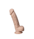 DILDO SILEXD VERA PELLE MODELLO 1 7" CARNE