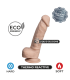 SILEXD DILDO REAL SKIN MODEL 1 7" FLEISCH