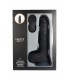 UP & DOWN REALISTIC VIBRATOR "R13" BLACK 20CM W/ REMOTE CONTROL