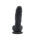 DUAL LAYER REALISTIC 18'5CM WITH BALLS R33 BLACK