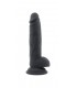 DUAL LAYER REALISTIC 17CM WITH BALLS R32 BLACK