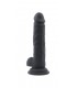 DUAL LAYER REALISTIC 17CM WITH BALLS R32 BLACK