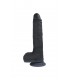 UP & DOWN REALISTIC VIBRATOR "R14" BLACK 23CM W/ REMOTE CONTROL