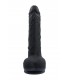 REALISTIC VIBRATOR & ROTATOR R10 BLACK 21CM W/ REMOTE CONTROL