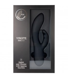 V9 BLACK RECHARGEABLE TAPPING VIBRATOR