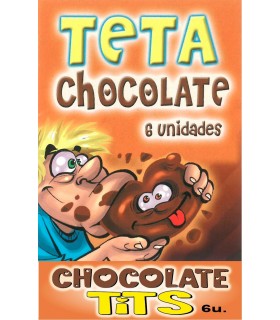 SCATOLA FUMETTO DA 6 TETTE AL CIOCCOLATO FONDENTE