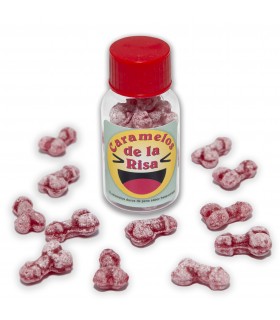 JAR OF 12 PITO DE LA JUVENTUD STRAWBERRY-CHERRY CANDIES