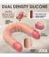 DOPPIO DILDO IN SILICONE JOCK VERA PELLE 40 CM