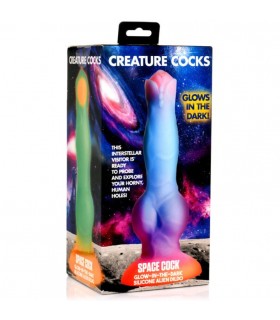 DILDO SPACE COCK GLOW-IN-THE-DARK ALIEN DIL