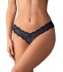 NIGHTLY BLUE CROTCHLESS THONG  M/L