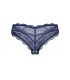 NIGHTLY BLUE CROTCHLESS THONG  M/L